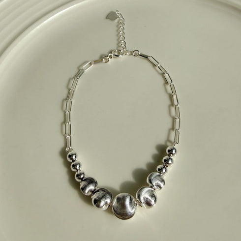 Smile Ball Bracelet – Gold Vermeil & Sterling Silver
